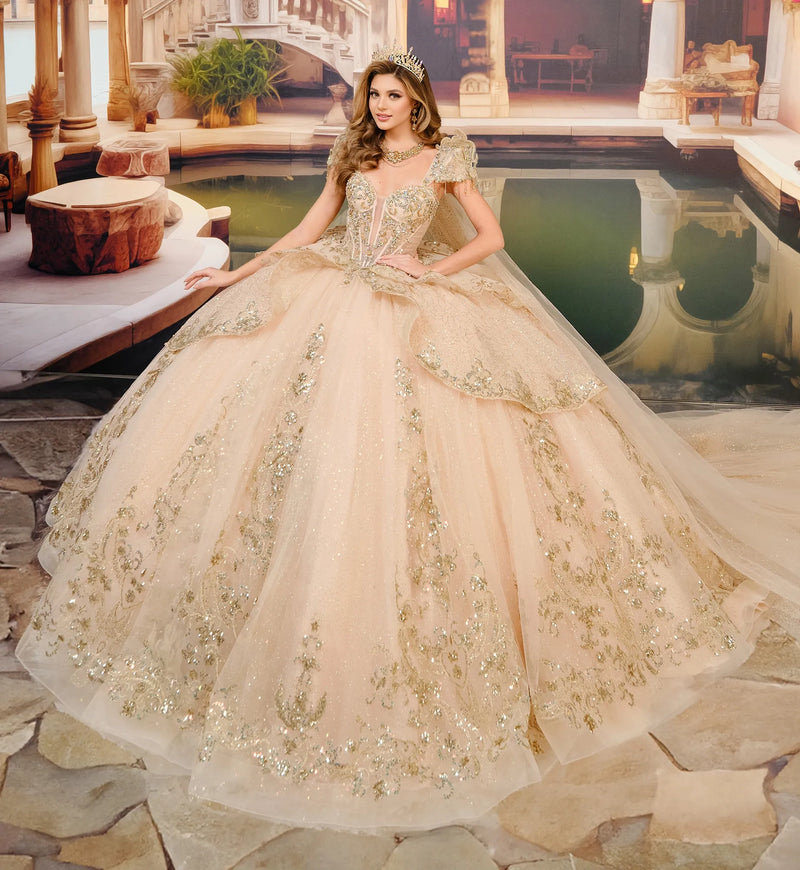 Princesa Ariana Vara PR30196 - Champagne/Gold