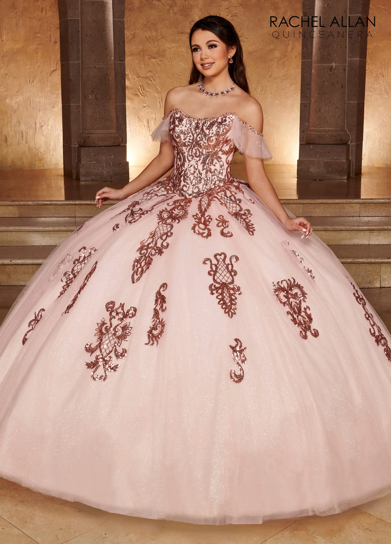 Rachel Allan Style RQ2166 - BLUSH ROSE GOLD