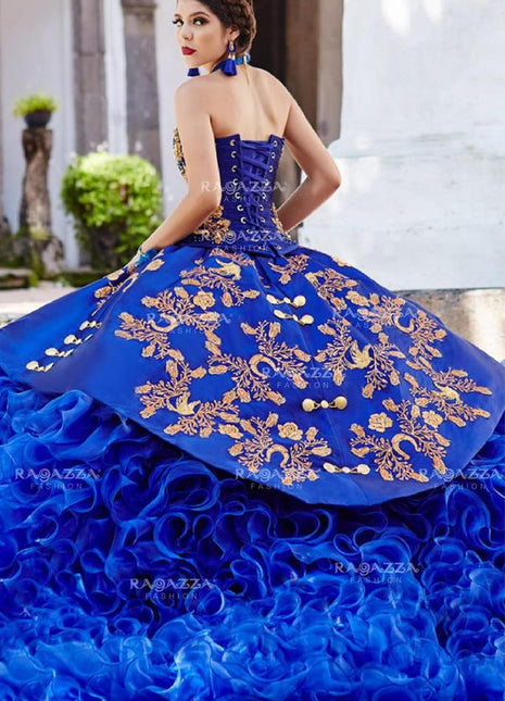 Ragazza Style M12-112 - Oro/Cobre/Azul Rey
