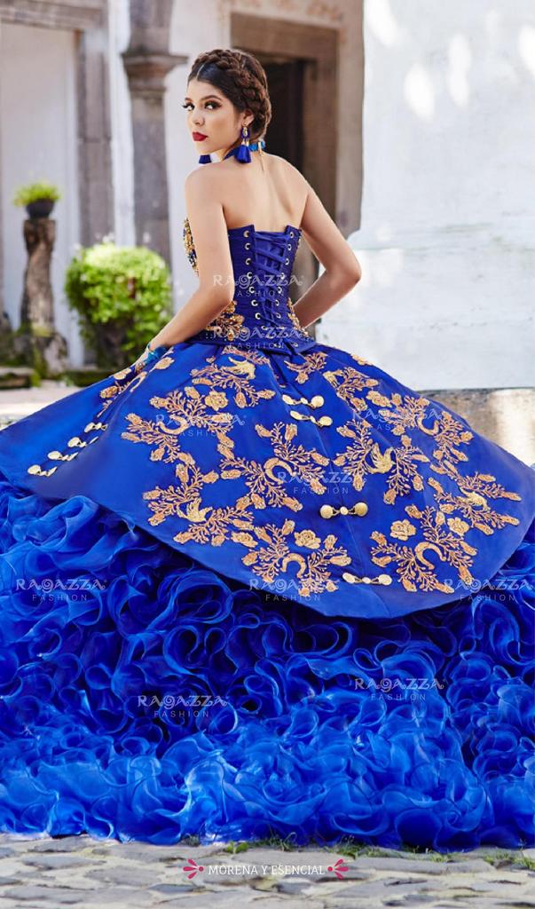 Ragazza Style M12-112 - Oro/Cobre/Azul Rey