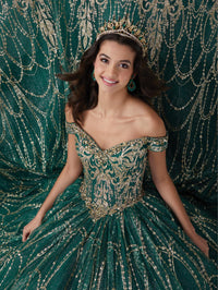 House of Wu Style 56463 - Emerald/Gold