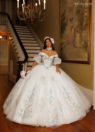 Rachel Allan Style RQ3186 - IVORY MULTI