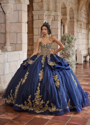 House of Wu Style 80050 - Navy/Gold