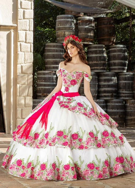 Ragazza Style MV33-133 - Ivory/Fuchsia