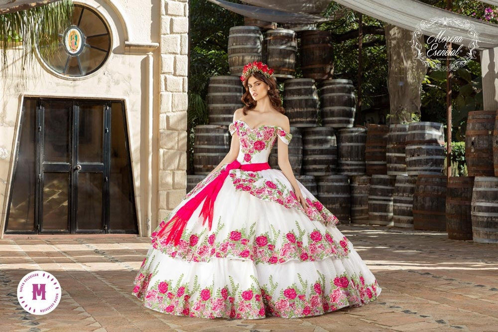 Ragazza Style MV33-133 - Ivory/Fuchsia