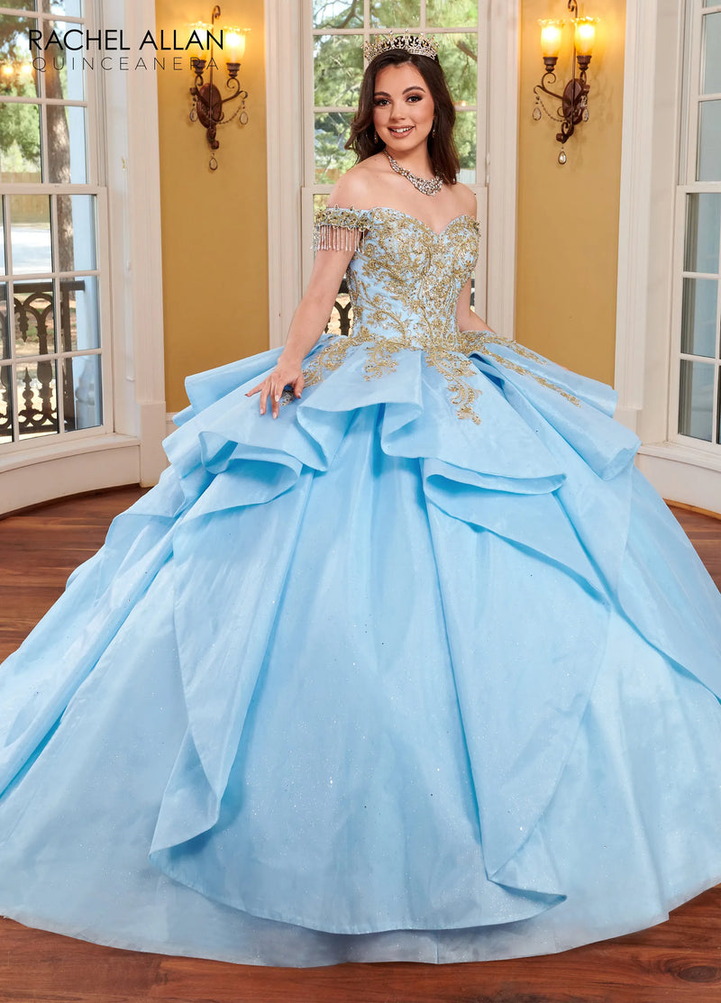 Rachel Allan Style RQ1117 - LIGHT BLUE GOLD