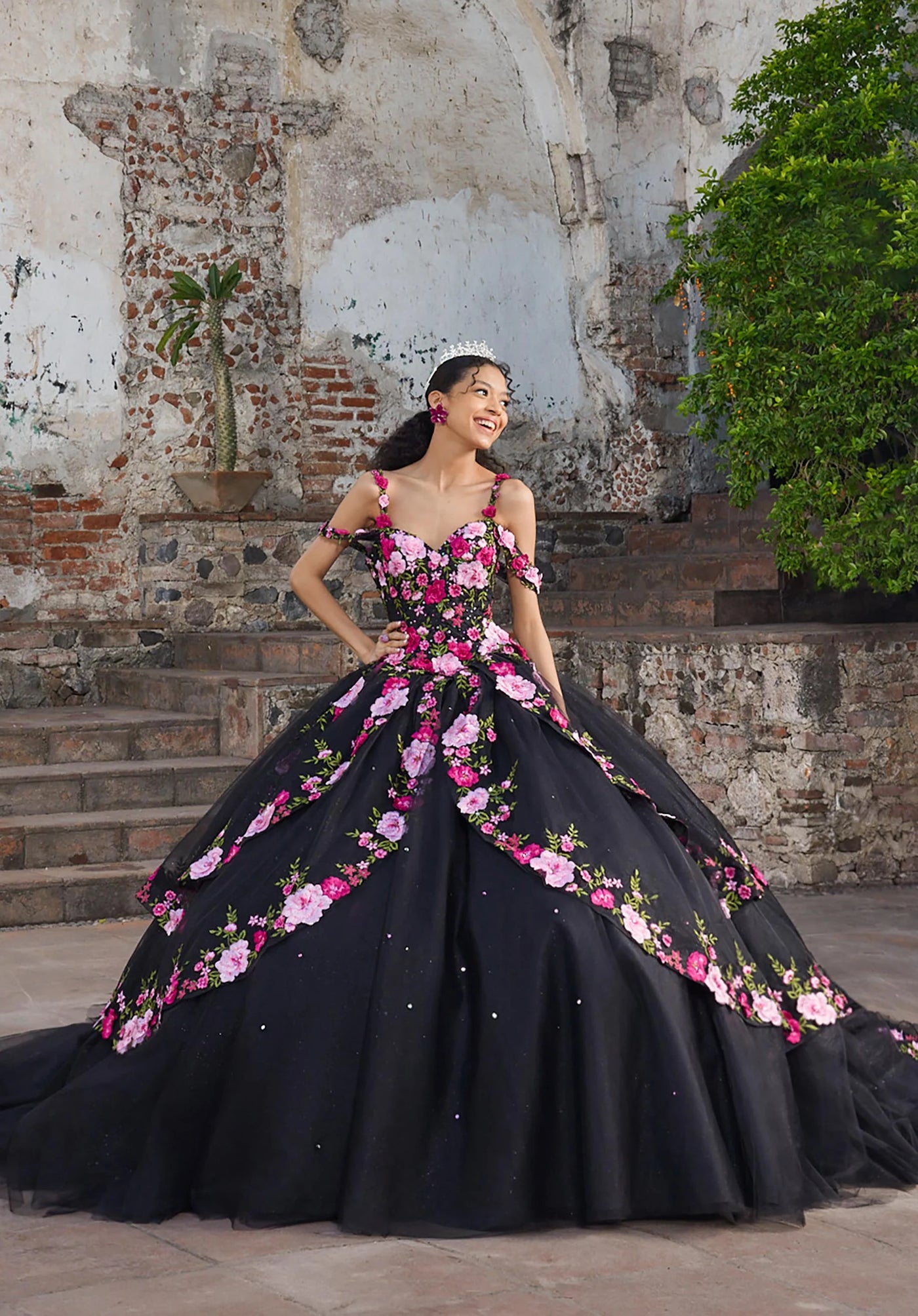 Morilee Style 89545 - Black/Multi