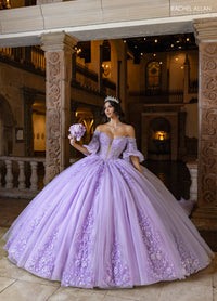 Rachel Allan Style RQ1165 - IVORY LILAC