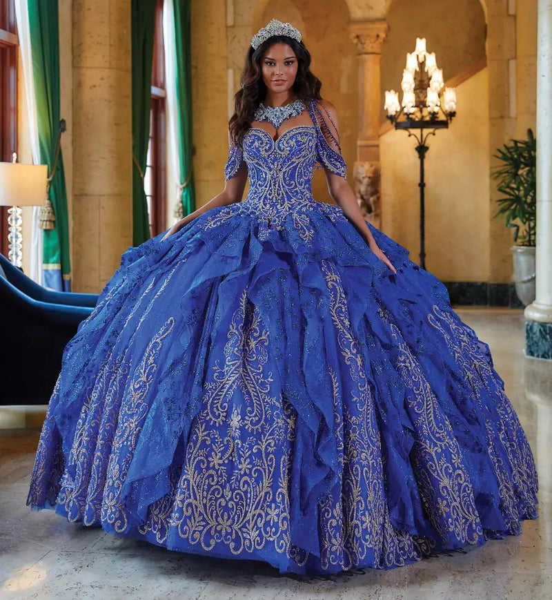 Princesa Ariana Vara PR12274 - Royal Blue/Gold