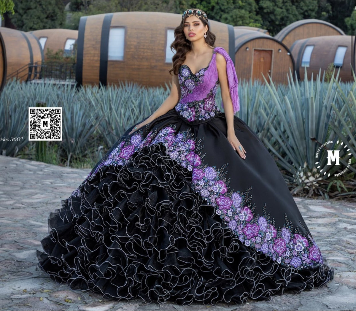 Ragazza Style M32-132 - Black/Lilac