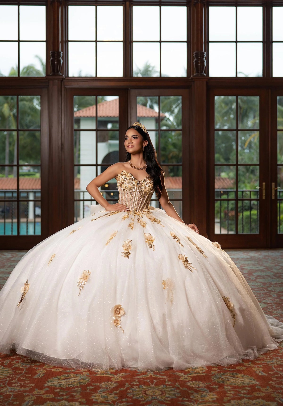 Morilee Style 89553 - Ivory/Gold