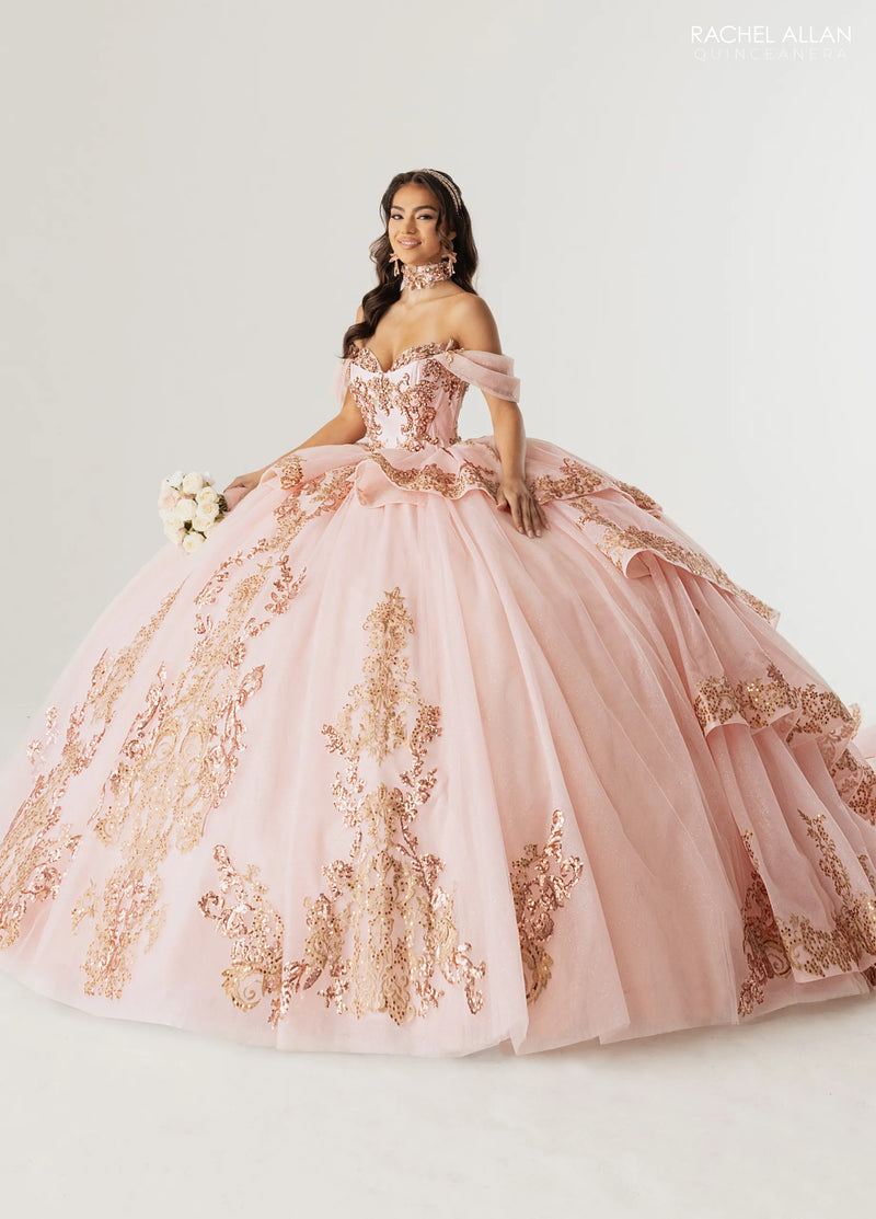 Rachel Allan Style RQ3175 - BLUSH ROSE GOLD