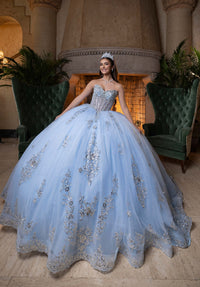 Morilee Style 4080004 - Light Blue/Silver