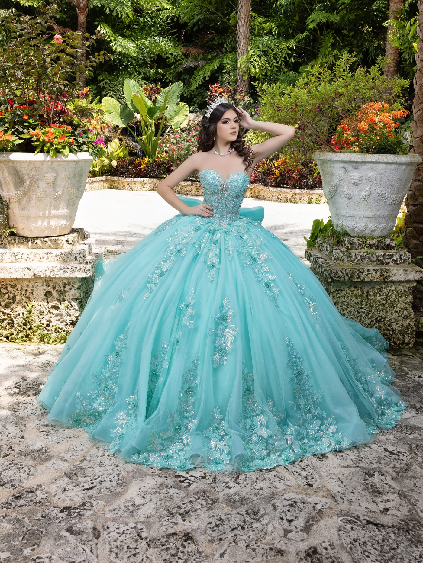 House of Wu Style 26100 - Aqua/Sky