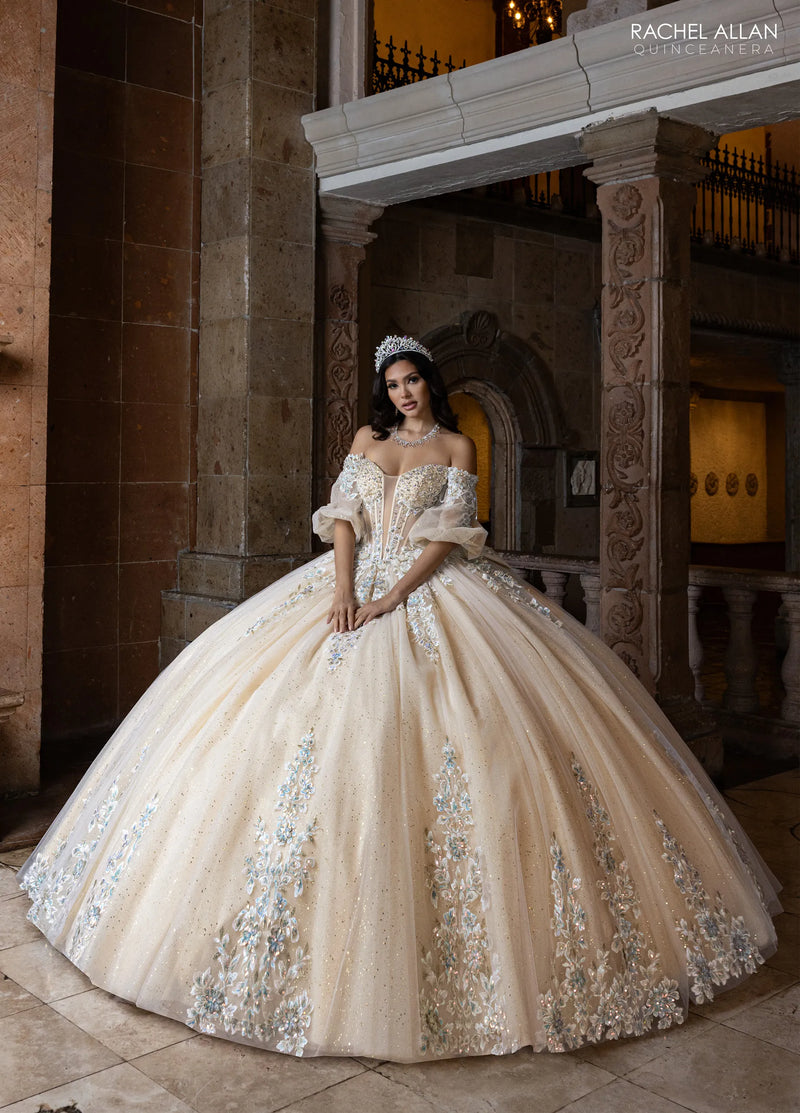 Rachel Allan Style RQ1165 - IVORY CHAMPAGNE
