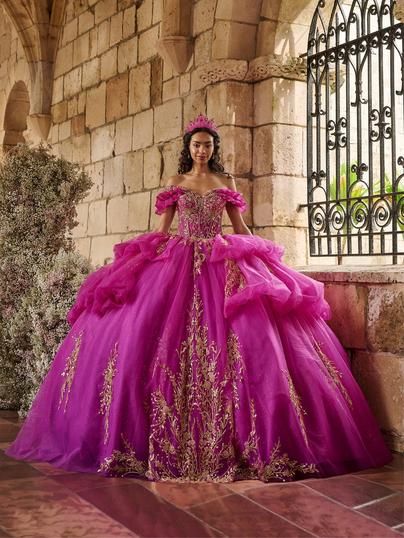 House of Wu Style 80055 - Magenta/Gold