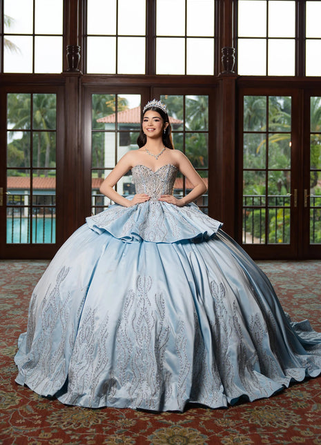 Morilee Style 4080030 - Light Blue/Silver