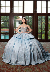 Morilee Style 4080030 - Light Blue/Silver