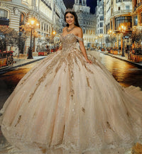 Princesa Ariana Vara PR30224 - Diamond/Champagne/Gold