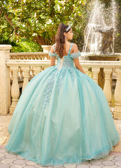 House of Wu Style 56517 - Teal/Champagne