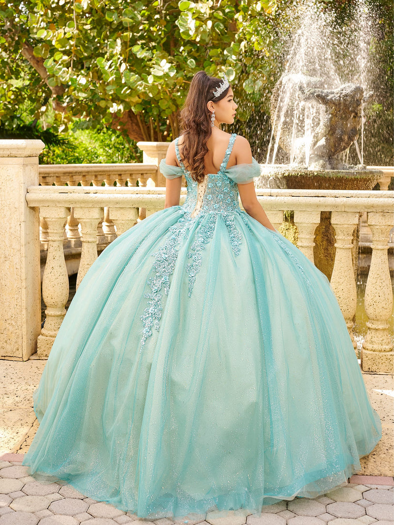 House of Wu Style 56517 - Teal/Champagne