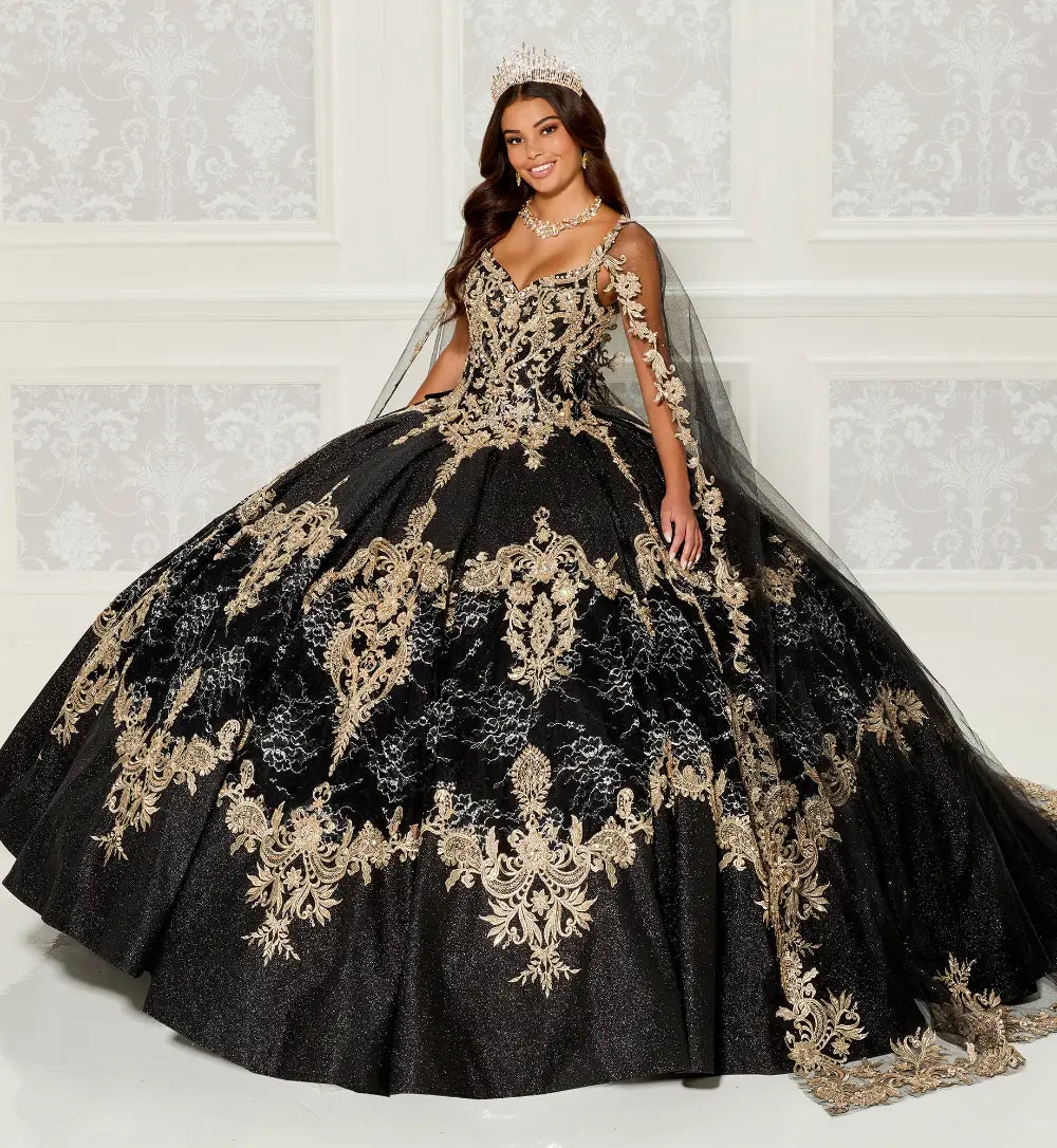 Princesa Ariana Vara PR30085 - Black/Gold