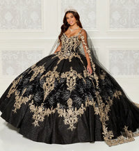 Princesa Ariana Vara PR30085 - Black/Gold