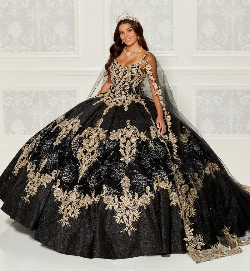 Princesa Ariana Vara PR30085 - Black/Gold