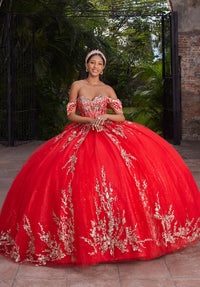 Morilee Style 89534 - Scarlet/Gold