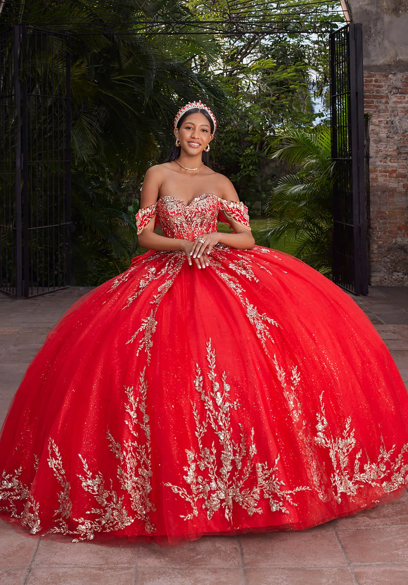 Morilee Style 89534 - Scarlet/Gold