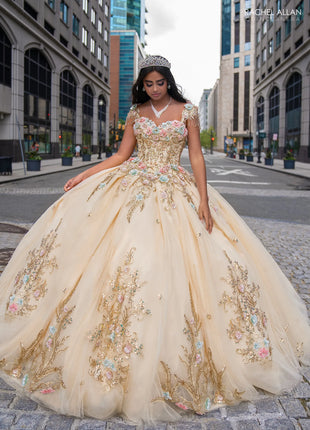 Rachel Allan Style RQ3126 - CHAMPAGNE GOLD MULTI