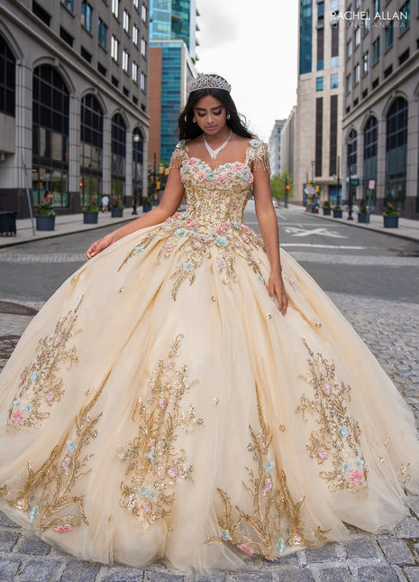 Rachel Allan Style RQ3126 - CHAMPAGNE GOLD MULTI