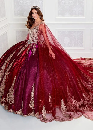 Princesa Ariana Vara PR22141 - Merlot/Gold