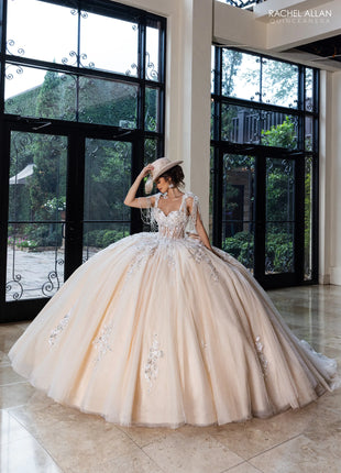 Rachel Allan Style RQ1182 - IVORY CHAMPAGNE