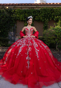 Morilee Style 4080008 - Red/Silver
