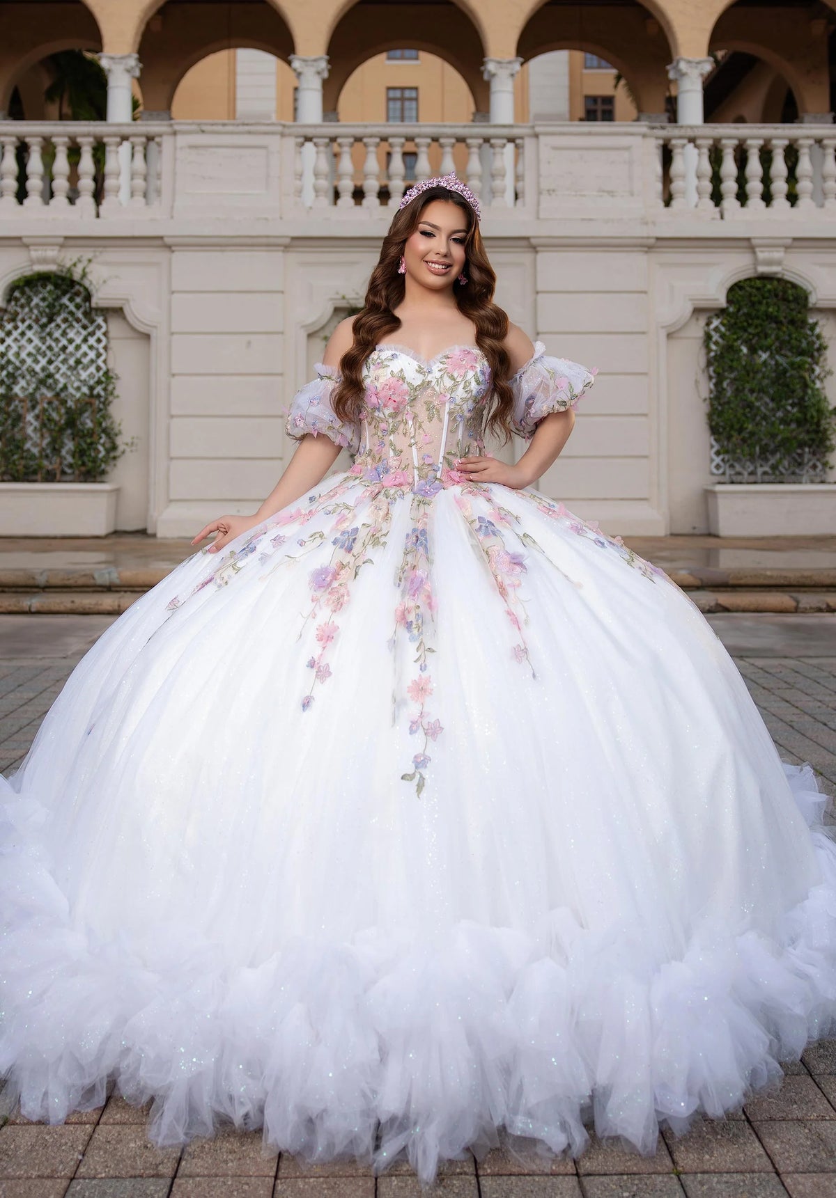 Morilee Style 89510 - Ivory/Multi