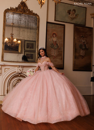 Rachel Allan Style RQ1192 - PINK WHITE