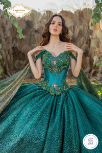 Ragazza Style D84-584 - Oro/Esmeralda