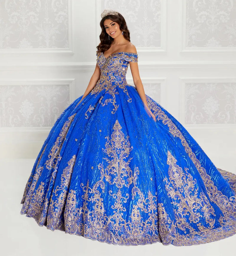 Princesa Ariana Vara PR22148 - Royal Blue/Gold