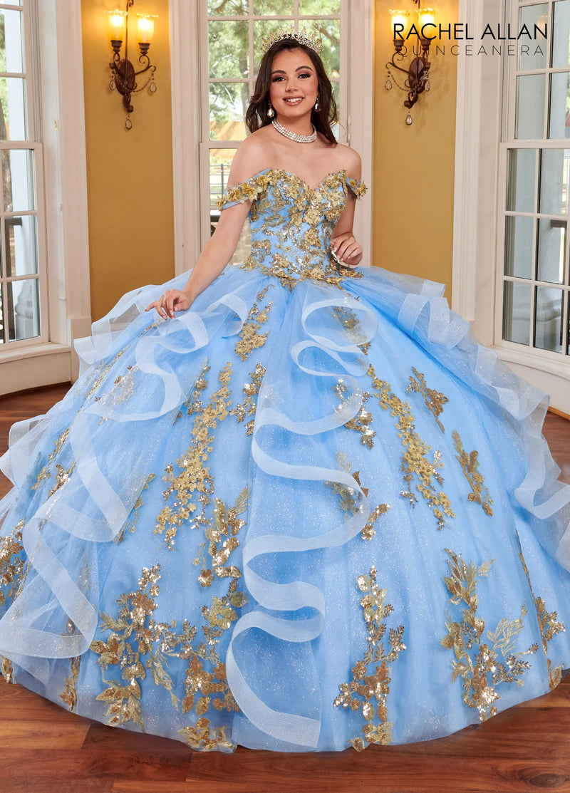 Rachel Allan Style RQ2165 - AZURE GOLD