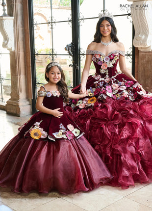Rachel Allan Style RQ4044 - BURGUNDY MULTI