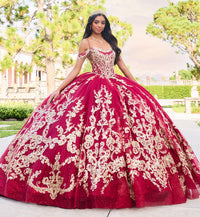 Princesa Ariana Vara PR30153 - Wine/Gold