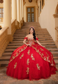 Morilee Style 89520 - Red/Gold