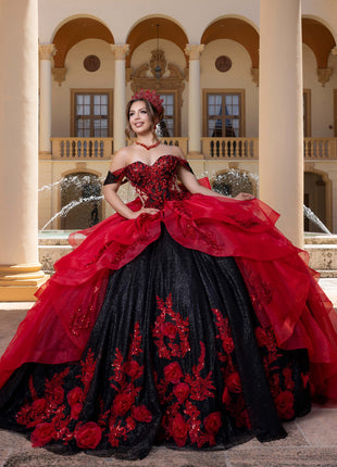 Morilee Style 4080000 - Blackred Rose