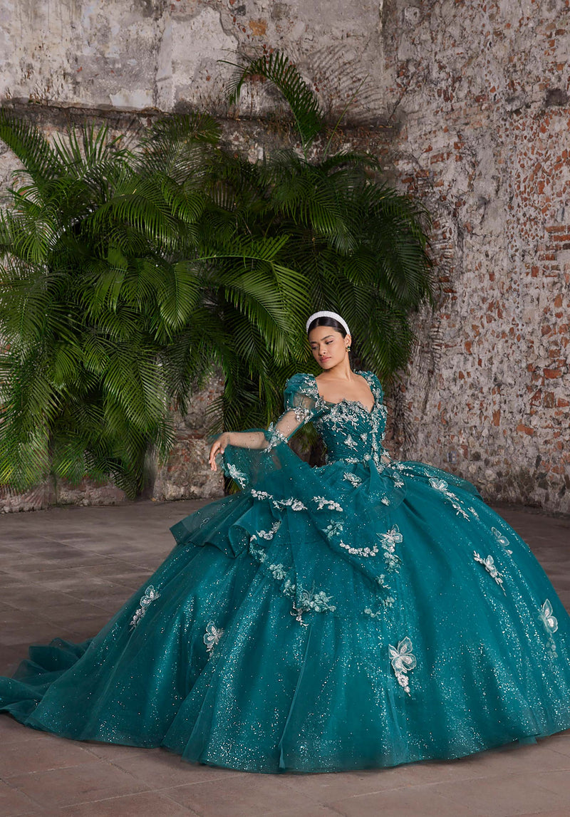 Morilee Style 89548 - Emerald/Silver