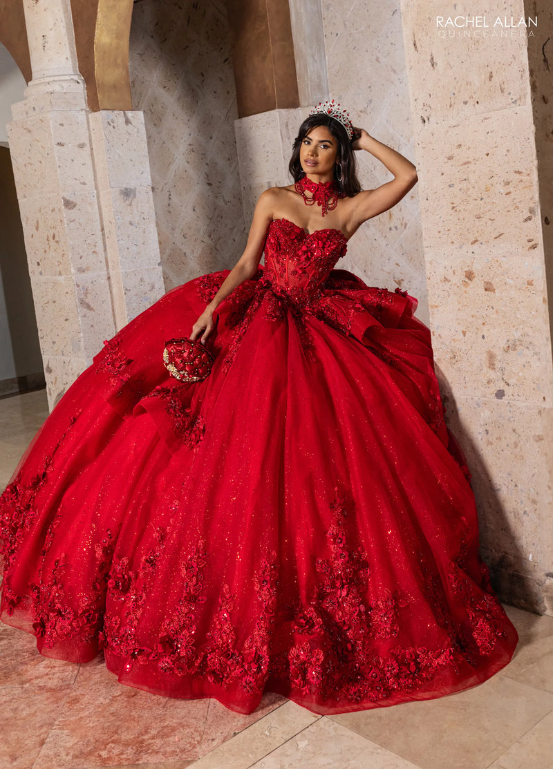 Rachel Allan Style RQ2241 - DEEP RED