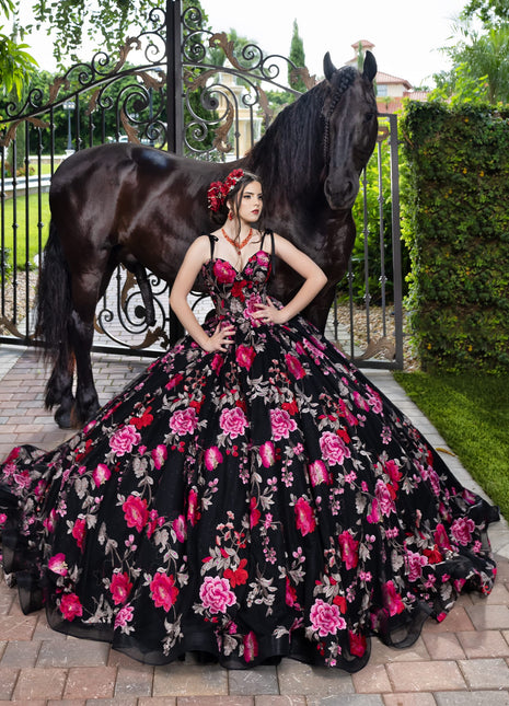 House of Wu Style 80013 - Black Peony