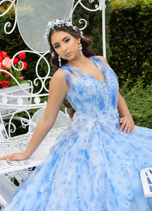 House of Wu Style 80021 - Blue Blossom