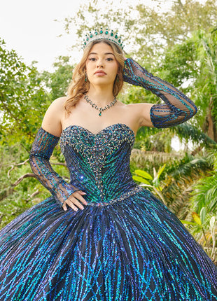 House of Wu Style 56511 - Iridescent Green/Black
