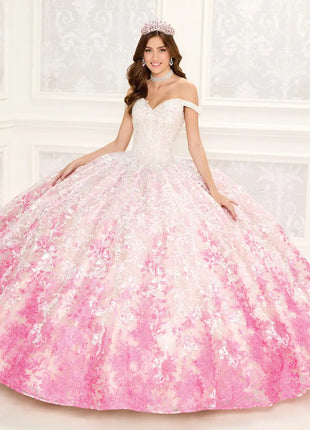 Princesa Ariana Vara PR12275 - Ivory/Hot Pink